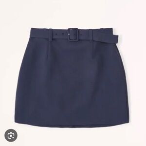 Belted Menswear Mini Skort
